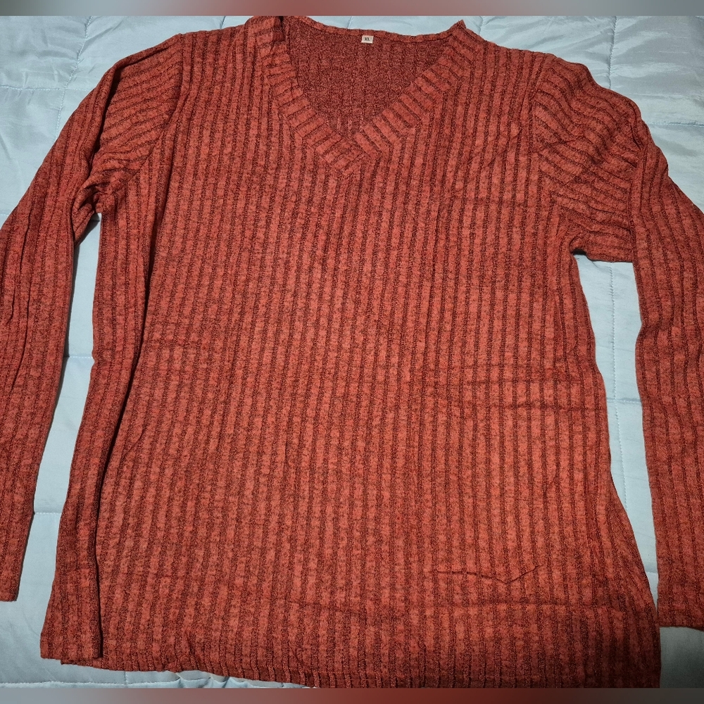 Women's Rusty Red Longsleeve Shirt